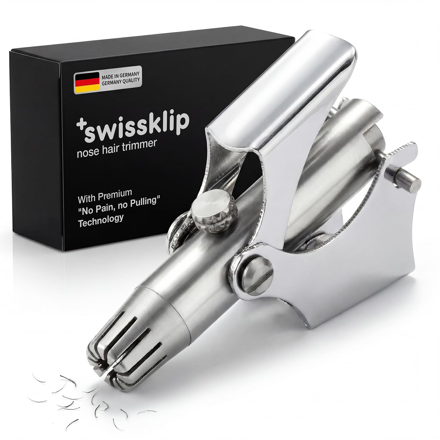 Amazon.com: Swissklip Swissker Manual Nose Hair Trimmer for Men
