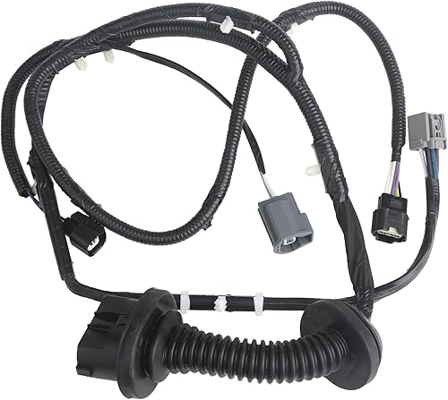 Conjunto de arnés de cables de puente de puerta lateral derecha del pasajero trasero para Ford F150 2009-2014 Crew Cab Reemplaza# AL3T-14632-DD,