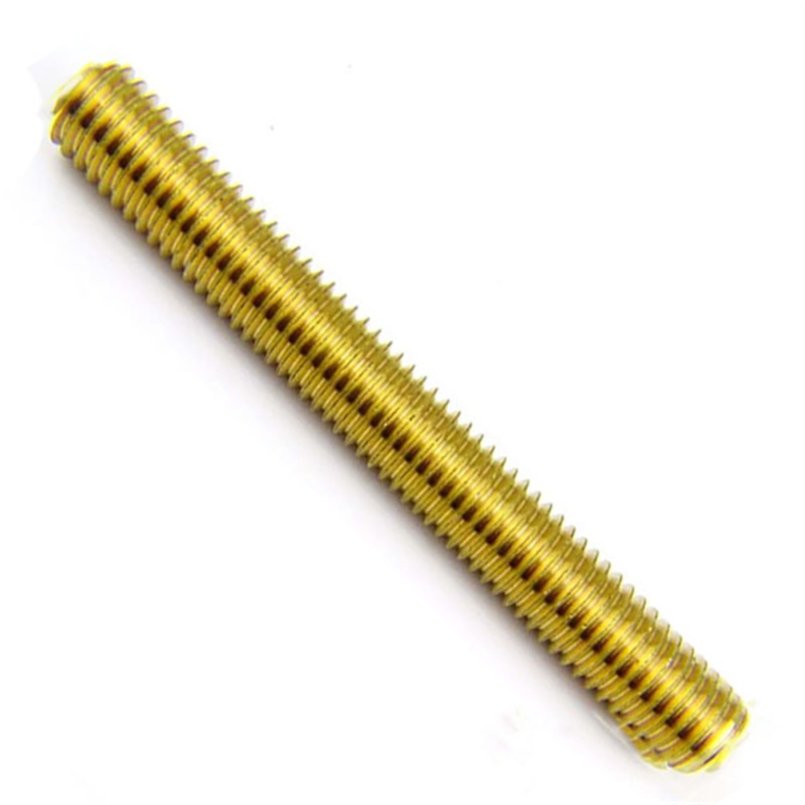 Schroefdraadspel Koperen Volledige Draad Schroefstang, 30 mm tot 500 mm Lengte, Draadstang, Messing Draad Tanden, Strip-Bout, M2, M2,5, M3, M4, M5, Schroefstang Schroef Trapeziumvormig (Kleur: 90 mm