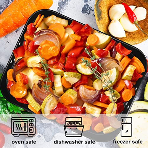 Mobzio Lasagna Pan Deep, Baking Pan For Oven, 16X12X3 Inch Baking Dishes For Oven, Roasting Pan Brownie Pan With Handles, Rectangle Cake Pans Sets For Baking, Deep Baking Pan, Nonstick Bakeware Set #TOP3