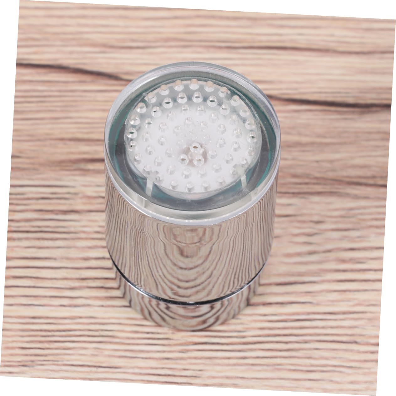 2pcs 7 Jump Change Tap Led Color Sink Faucet Kitchen Water Faucet Hot Cold Bath s Bathroom s — view 3