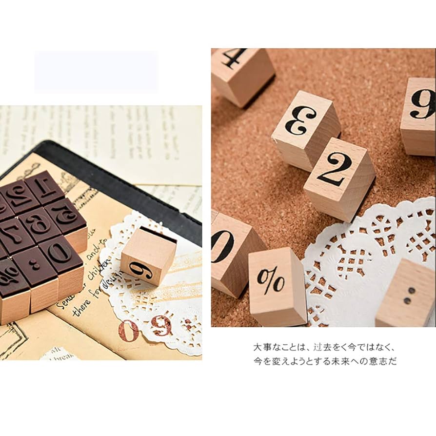 海外製 木製スタンプ ヴィンテージストック品】アメリカ製木製ゴムスタンプ