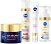 NIVEA Luminous630 Anti-Blemish Skin Care Set,Day Face Cream 50ml,Night Cream,Skin Serum,Eye Cream