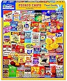 White Mountain Puzzles Potato Chips - 1000 Piece Jigsaw Puzzle