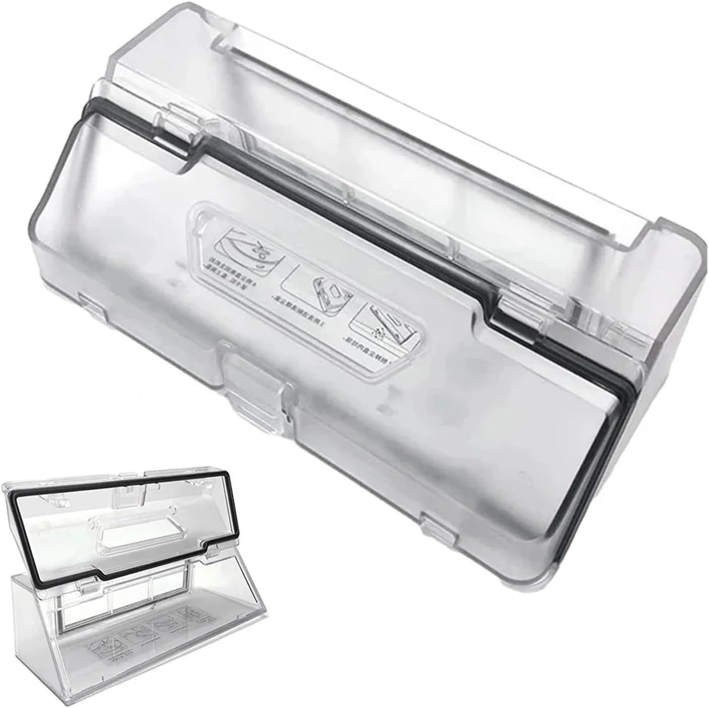 Dustbin Dust Box Dust Container，Compatible for WYZE ， WVCR200S ，Robot Vacuum CleanerReplacement Robot Sweeper Spare Part Home Appliance