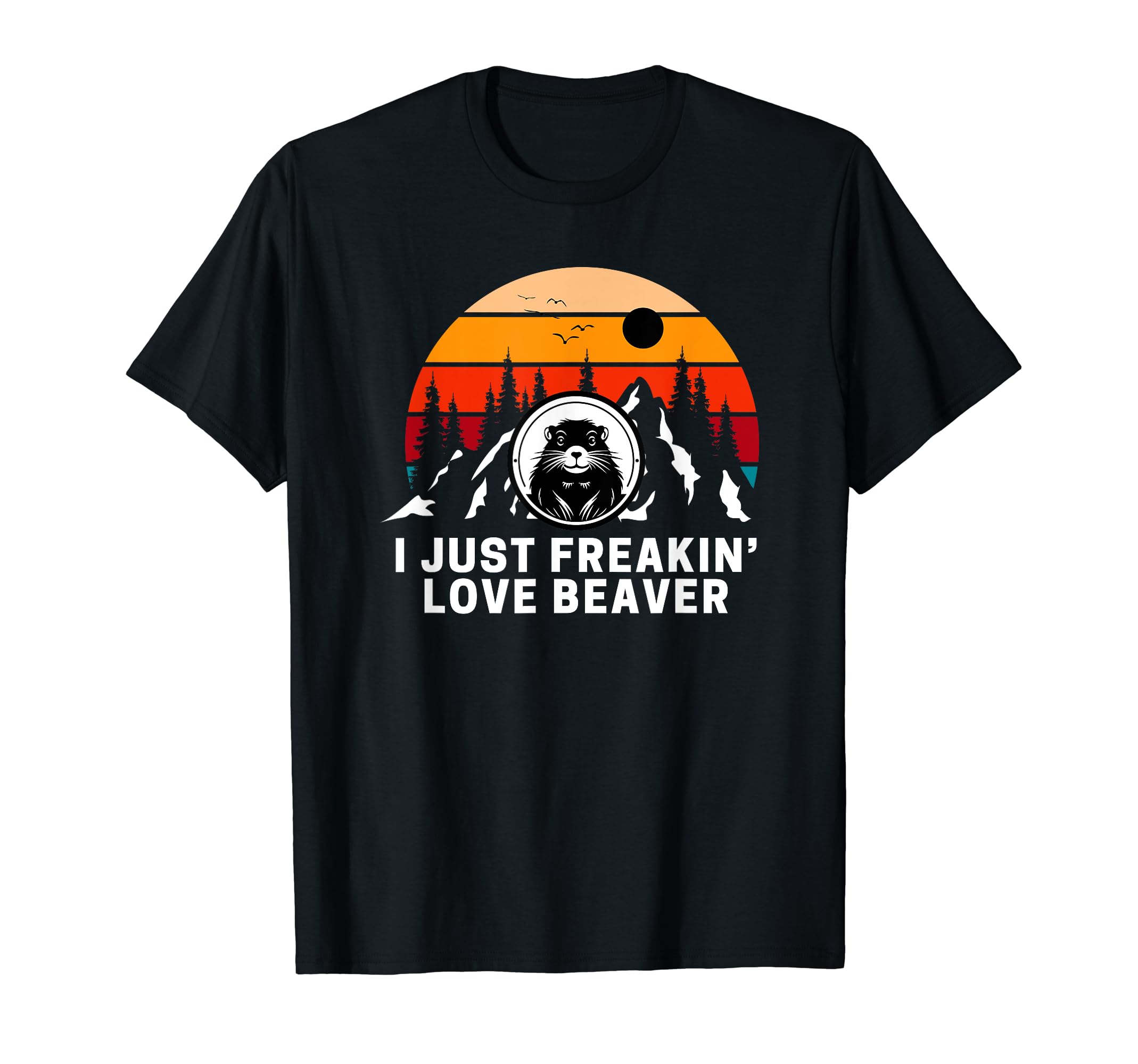 I just freakin' love Beaver Vintage Sunset T-ShirtT-Shirt