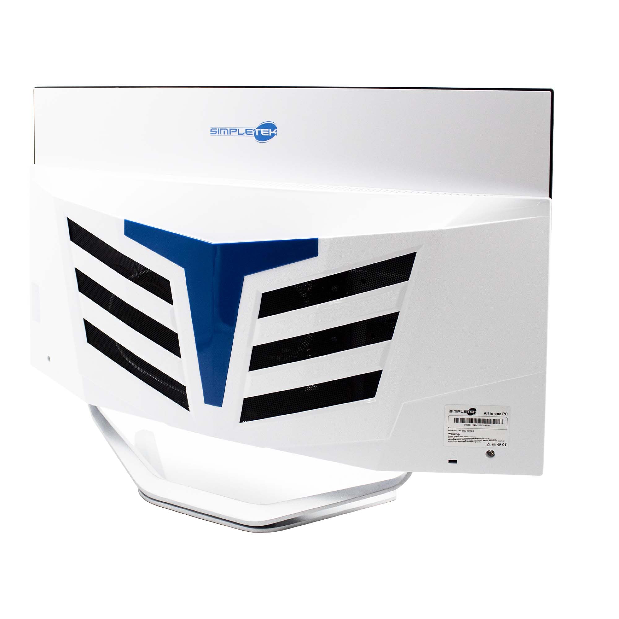 SIMPLETEK All in One AiO 27” FHD Curvo Windows 11 i5 fino 2,30 GHz 16 GB RAM 960 GB SSD Mouse Tastiera Wireless inclusi Webcam PC Gaming Curved Streaming Casa Lavoro Computer per Ragazzi