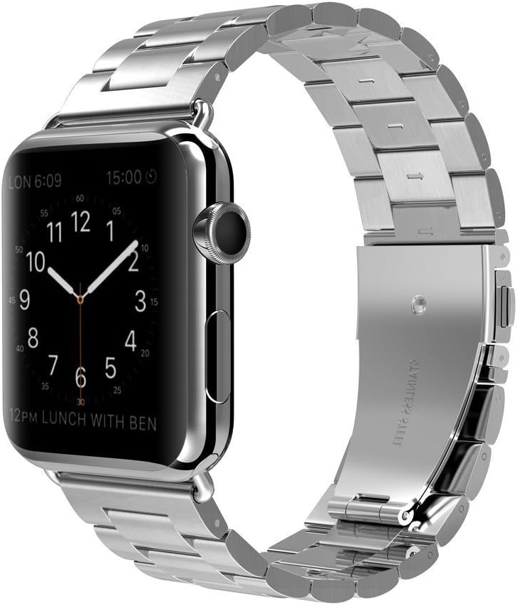 MLIYA Apple Watch Strap Stainless Steel Strap Wrist Band Replacement Bracelet for Apple iWatch