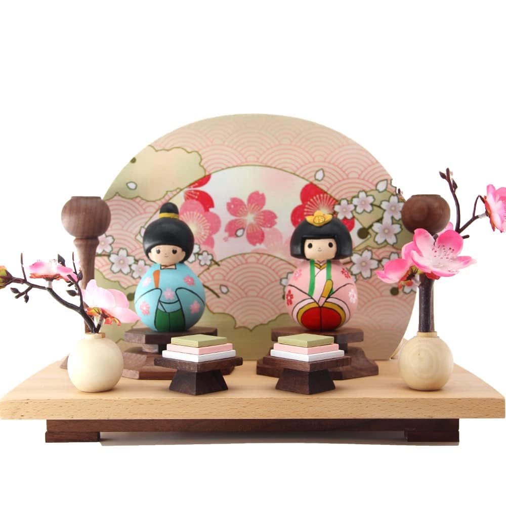 【もも様】木製雛人形-natura-コンパクト ナチュラル 初節句B Amazon.co.jp: OKBABY 雛人形 ひな人形 木製 お雛様 桃の節句 初節句