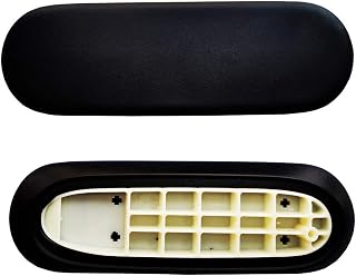 Arm Pads Caps Replacement for Herman Miller Fixed and Height Adjustable Armrest Sayl Office Chair, Black Vinyl (1-Pair)