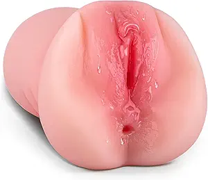 Male Masturbators Adult Sex Toys with 3D Realistic Textured Pocket Pussy and Tight Anus Sex Blowjob Stroker,Penis Training Masturbator Anal Play Sex Doll for Men (Flesh)
