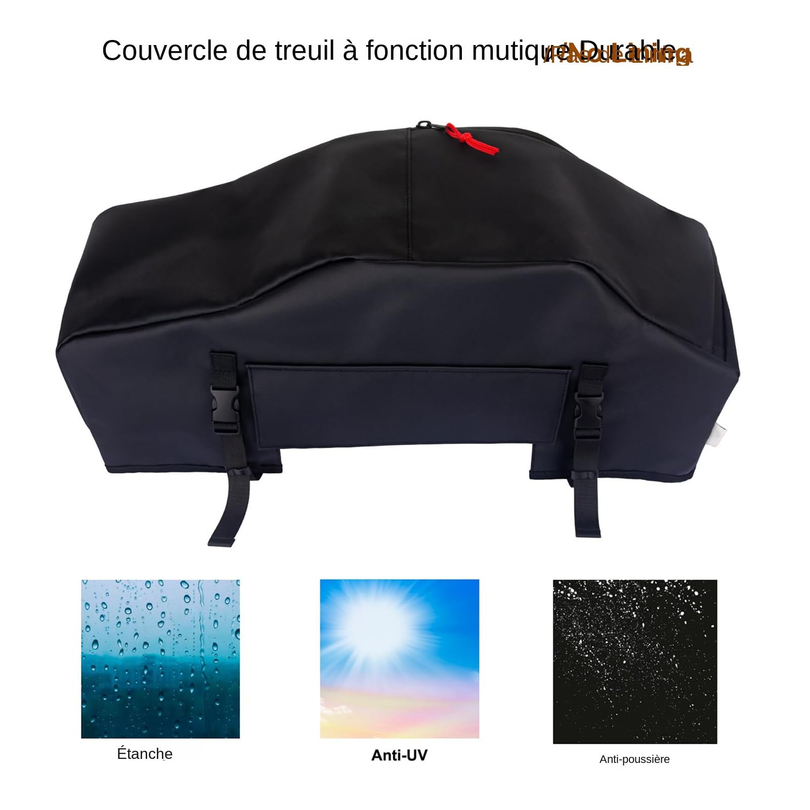 Bâche de Treuil Renforcée - Housse protectrice étanche pour treuil,Protection UV Imperméable pour Aventure Extérieur Camping Voyage