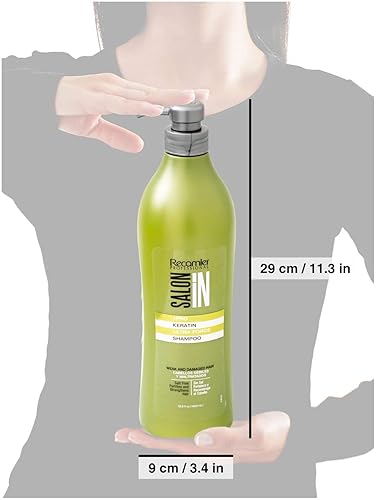 Miniatura 6 de Recamier Saloon In Keratin Ultra Force Champú y acondicionador Set de cabello débil y dañado  SalonIn Champú y Tratamiento Cabellos Débiles y
