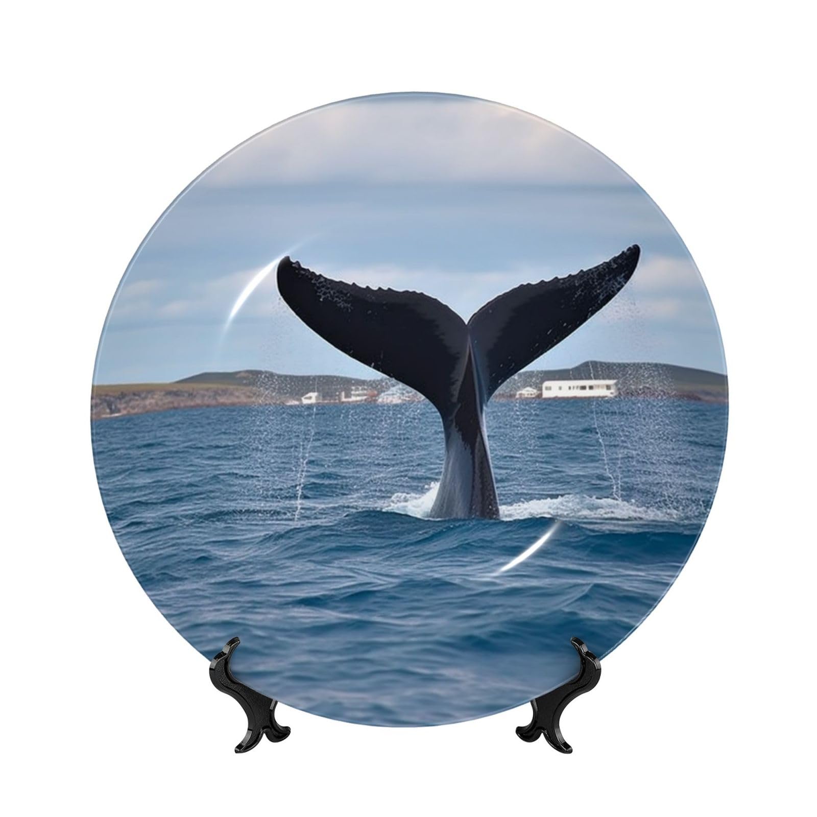 Porcelaine anglaise queue de baleine pour embellir un mur ou un meuble