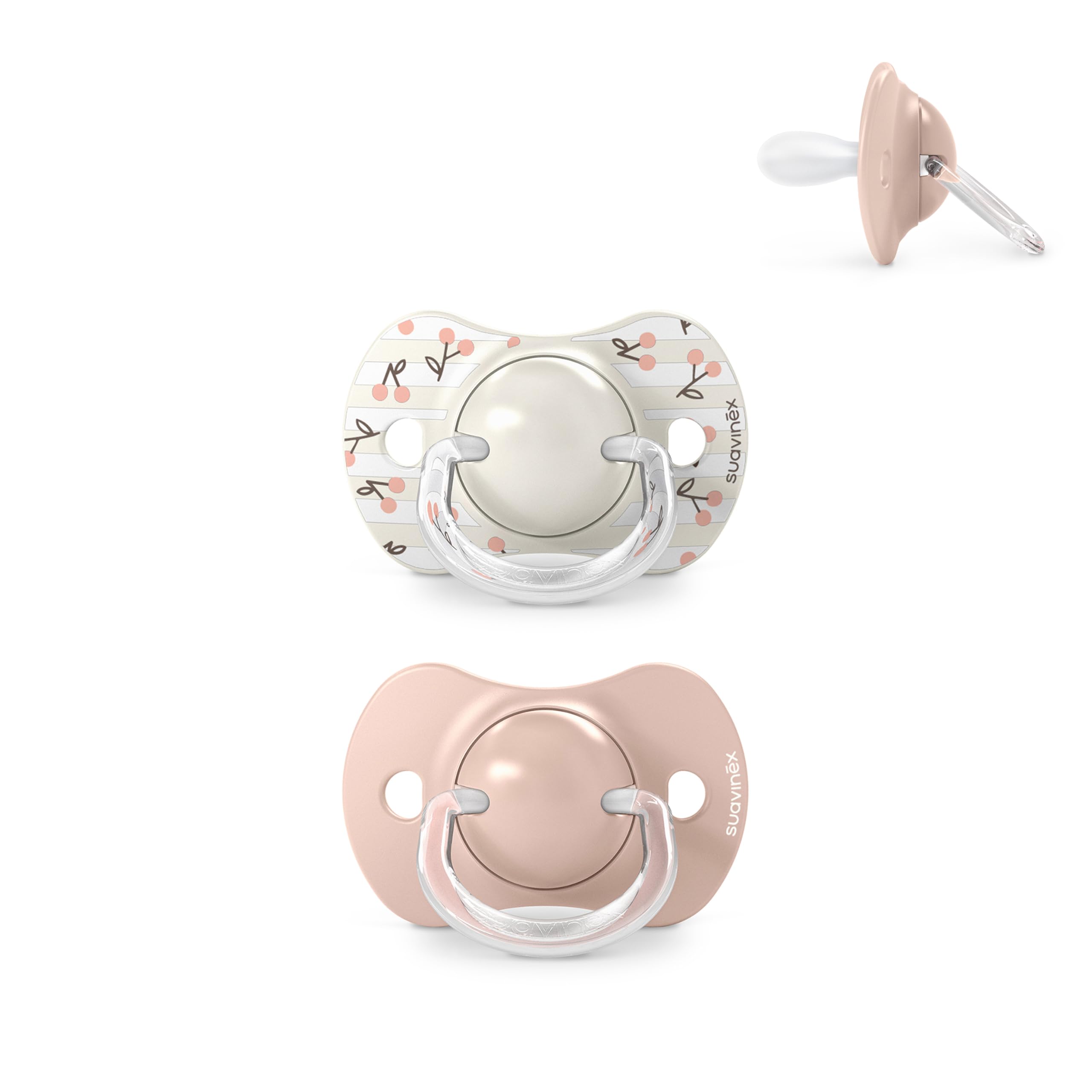Suavinex, Pack de 2 Chupetes para Bebés 0/6 Meses y Recién Nacidos, con Tetina Fisiológica de Silicona SX Pro Simétrica, Plana y Flexible, Respeta el Desarrollo Bucodental, Birdies Verde — view 35
