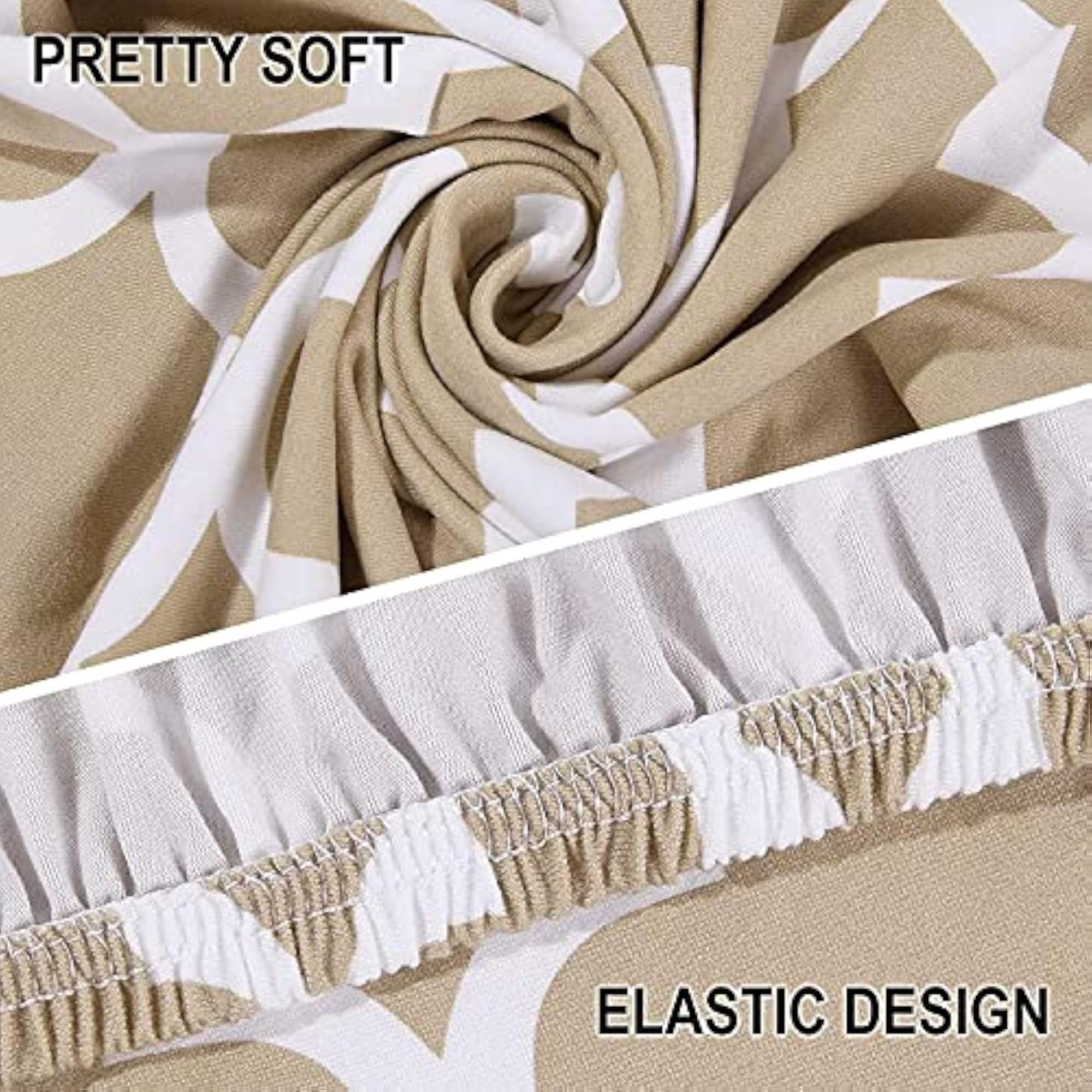 Printed Chair Cover Stretch Removable Washable