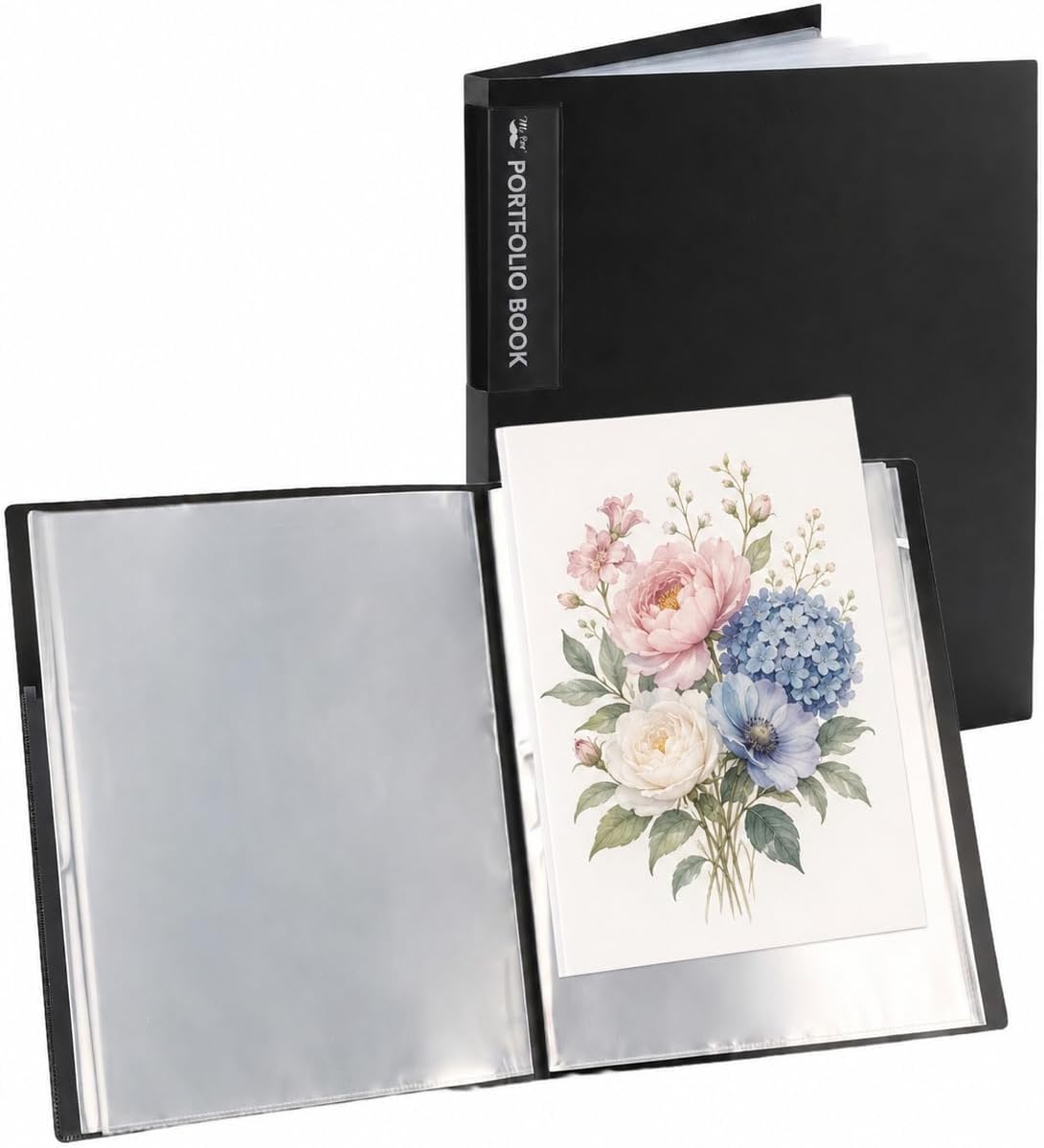 Mr. Pen- Art Portfolio Folder, 12.7"x9.25" Inner Sheet Size, 40 Pocket