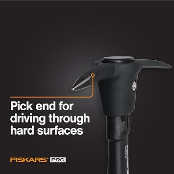 Fiskars 751220-1001 Pro IsoCore Pickaxe 1.5 lb Orange/Black