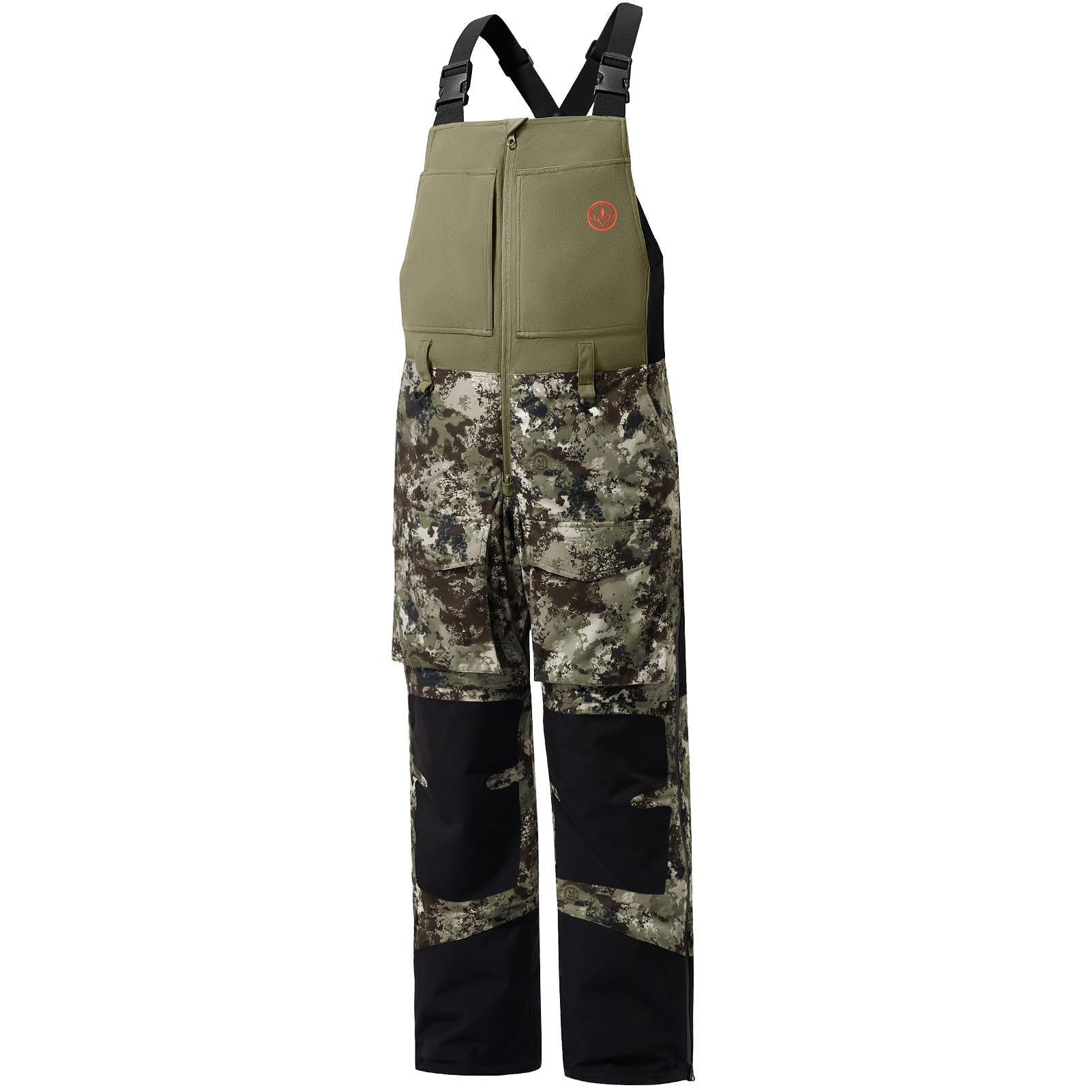 BASSDASH Splice II - Pantalones de pesca impermeables con aislamiento para hombre, diseño de camuflaje