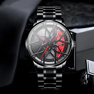 bocodec 凹凸　Low Gauge Big Watch Amazon.com: BOYADKA Car Wheel Waterproof Stainless Steel