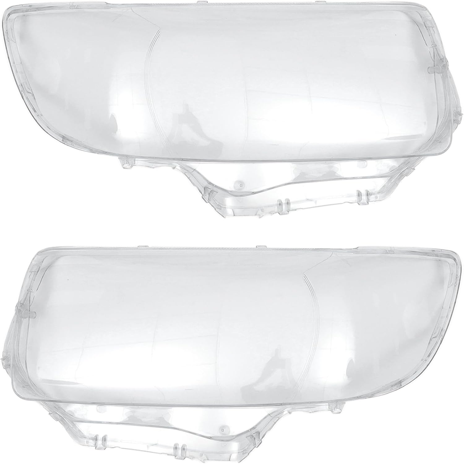 Headlight Lens Cover Front Left Right Headlight Headlamp Lense Clear Lens Cover for Subaru Forester 2006-2008 PC Clear