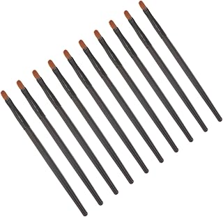 10pcs Eye Makeup Brushes Wooden Handle Nose S...