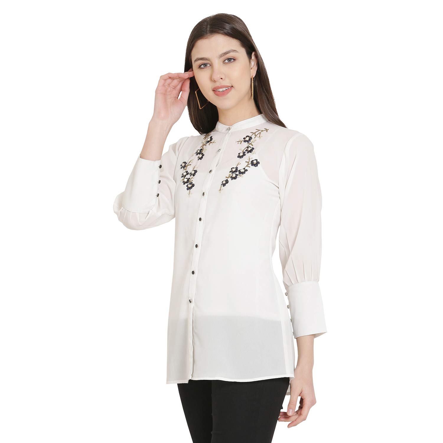 Momin Libas Rabiya black polyester islamic Abaya & Burkha burqa and jilab_M