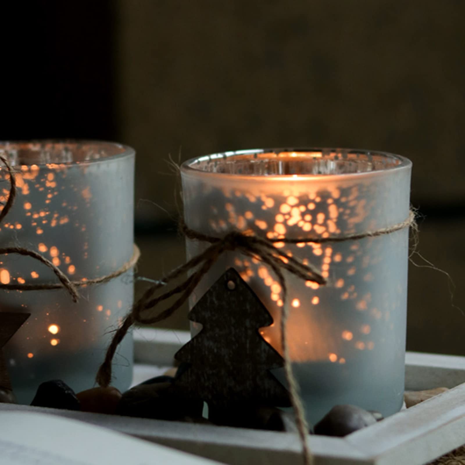 Bougeoir En Bois Pour Pilier, Centre De Table, Bougies Décoratives, Avec Supports Pour Poignées