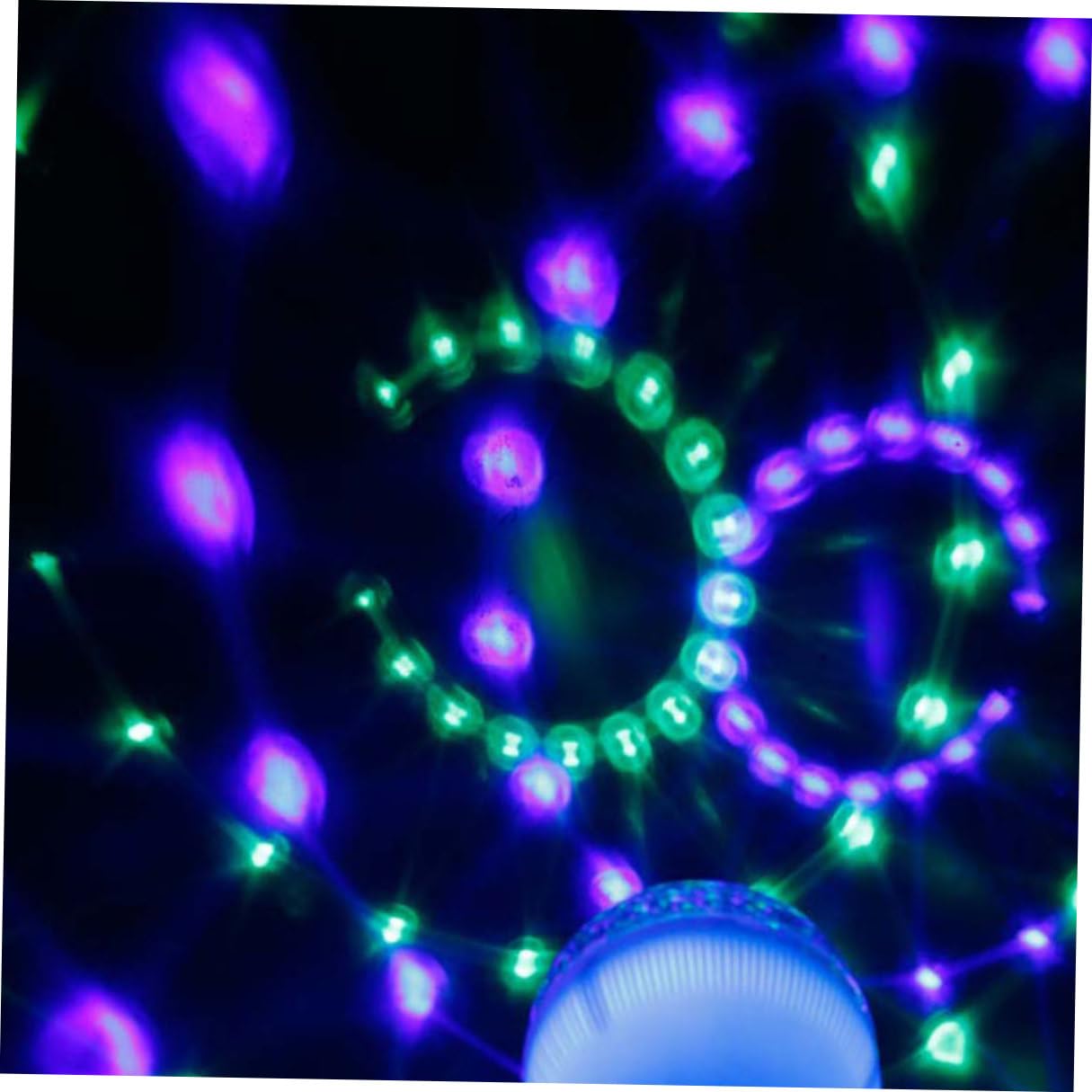 Glühbirne Rotierende Rgb aus Kunststoff Disco und Stilvoller Disco Atmosphäre mit Bunt Licht für Festliche Partys und Gesellige Zusammenkünfte