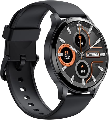 Reloj inteligente para hombres y mujeres, Android, iPhone, pantalla grande de 1.45 pulgadas, alta definición, reloj inteligente de fitness con