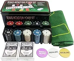 Profissional Chips 200 Fichas Com Toalha