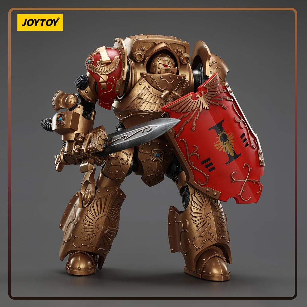 JOYTOY Warhammer 40k Legio Custodes, JT00805 Legio Custodes Contemptor-Galatus Dreadnought 1/18 Action figure Collect Model Kits - Image 3