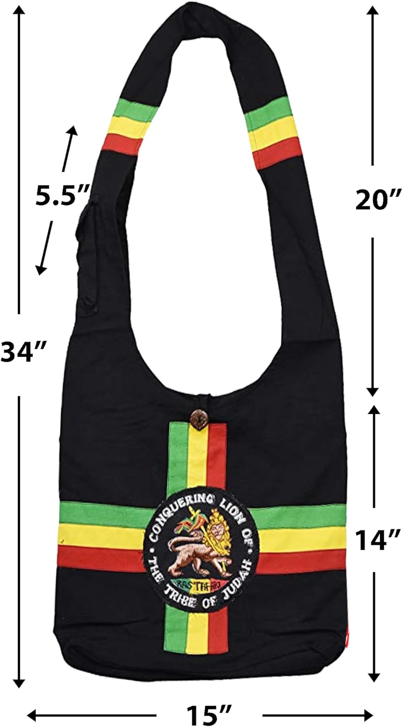 Mandala Crafts Hippie Bag, Large Boho Hobo Purse for Women, Crossbody Shoulder Sling Bags for Indie Style Bohemian Accessory - Image 6