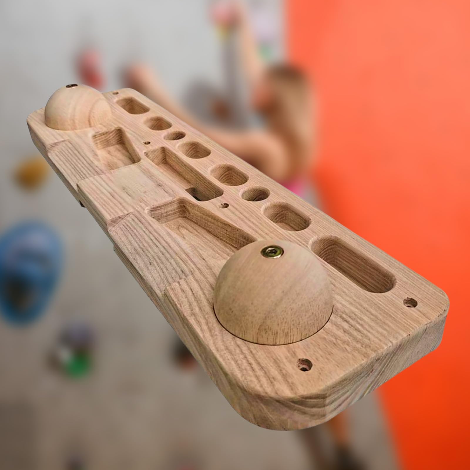 Diapasón de escalada en roca para interiores y tabla de entrenamiento de búlder, equipo fortalecedor de manos, tabla de entrenamiento duradera y de búlder