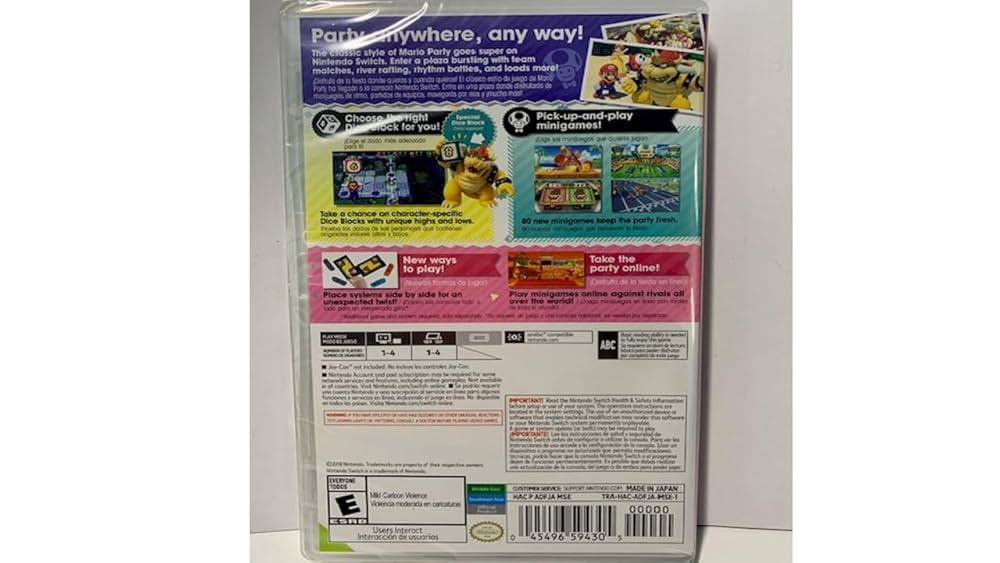 新品未開封 Super Mario Party Nintendo Switch Nintendo Switch Super Mario Party Jamboree - Brand New JPN