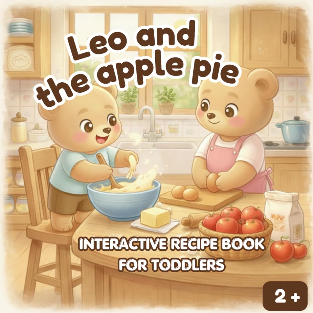 Leo and the apple pie: Interactive recipe book for toddlers - 2+ (The Adventures of Little Leo and other books for toddlers)