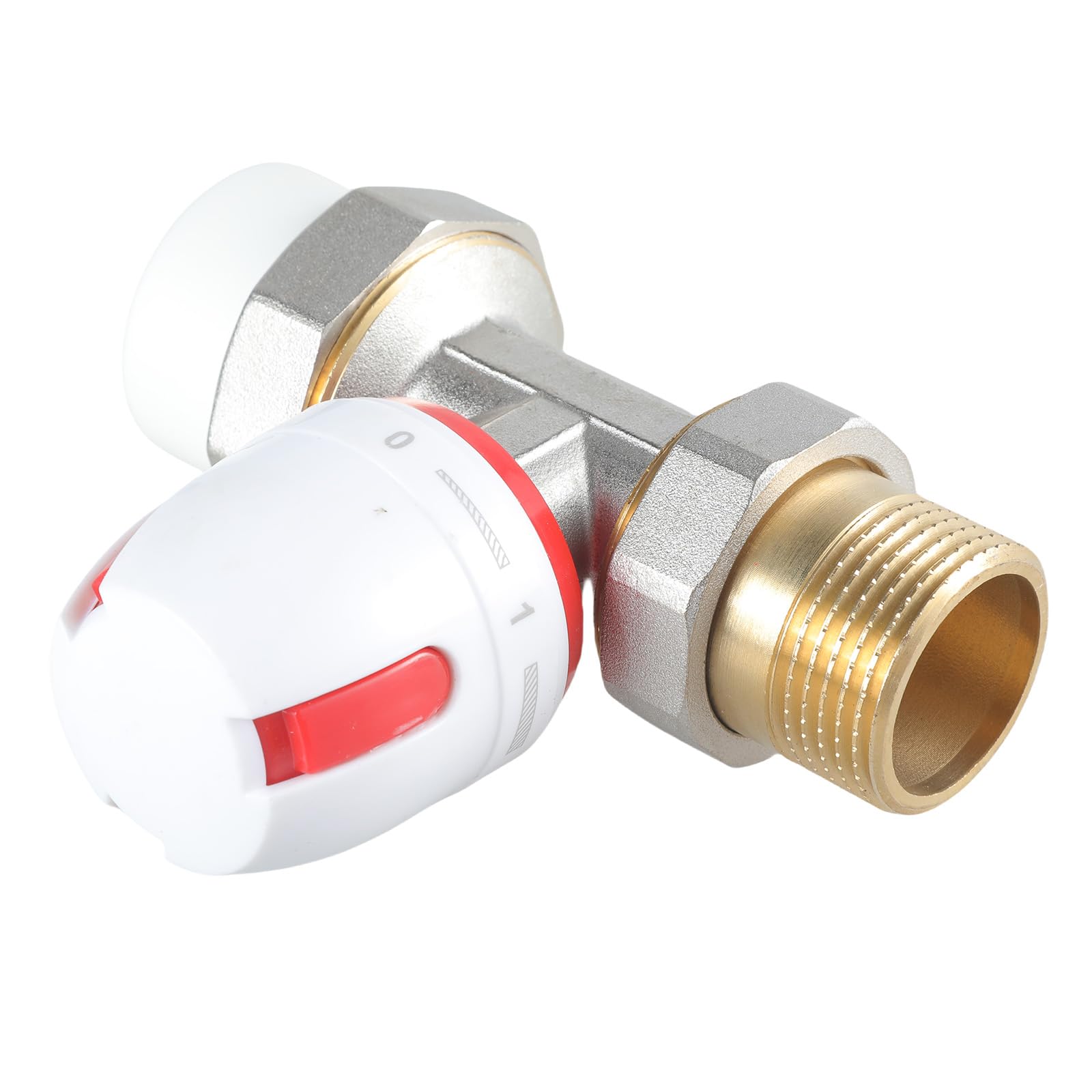 Vannes de radiateur en forme de coin et thermostat de chauffage réglable pour système central