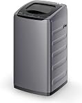 Comfee Portable Washing Machine, 0.9 cu.ft Compact Washer With LED Display, 5 Wash Cycles, 2 Built-in Rollers, Space Saving Full-Automatic Washer