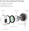 2 Pack Wired Earphones In Ear Headphones Wired ear buds 3.5mm jack head phones with mic Wired Earbuds Noise Isolating, Plug In ear phones wired for Phone Samsung Huawei Android Tablets Laptops