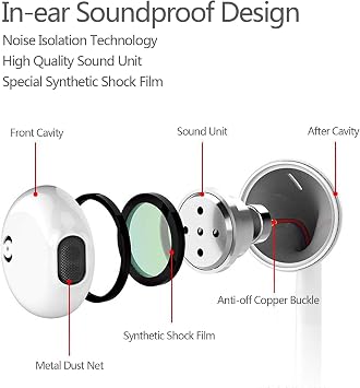 USB C Headphones for iPhone 16/15 Pro Max/Plus, Wired Earbuds with Mic & Volume Control, HiFi Stereo Noise Cancelling Type C Earphones Wired for iPad Pro, Samsung Galaxy S23/S22/S21/S20/Ultra More