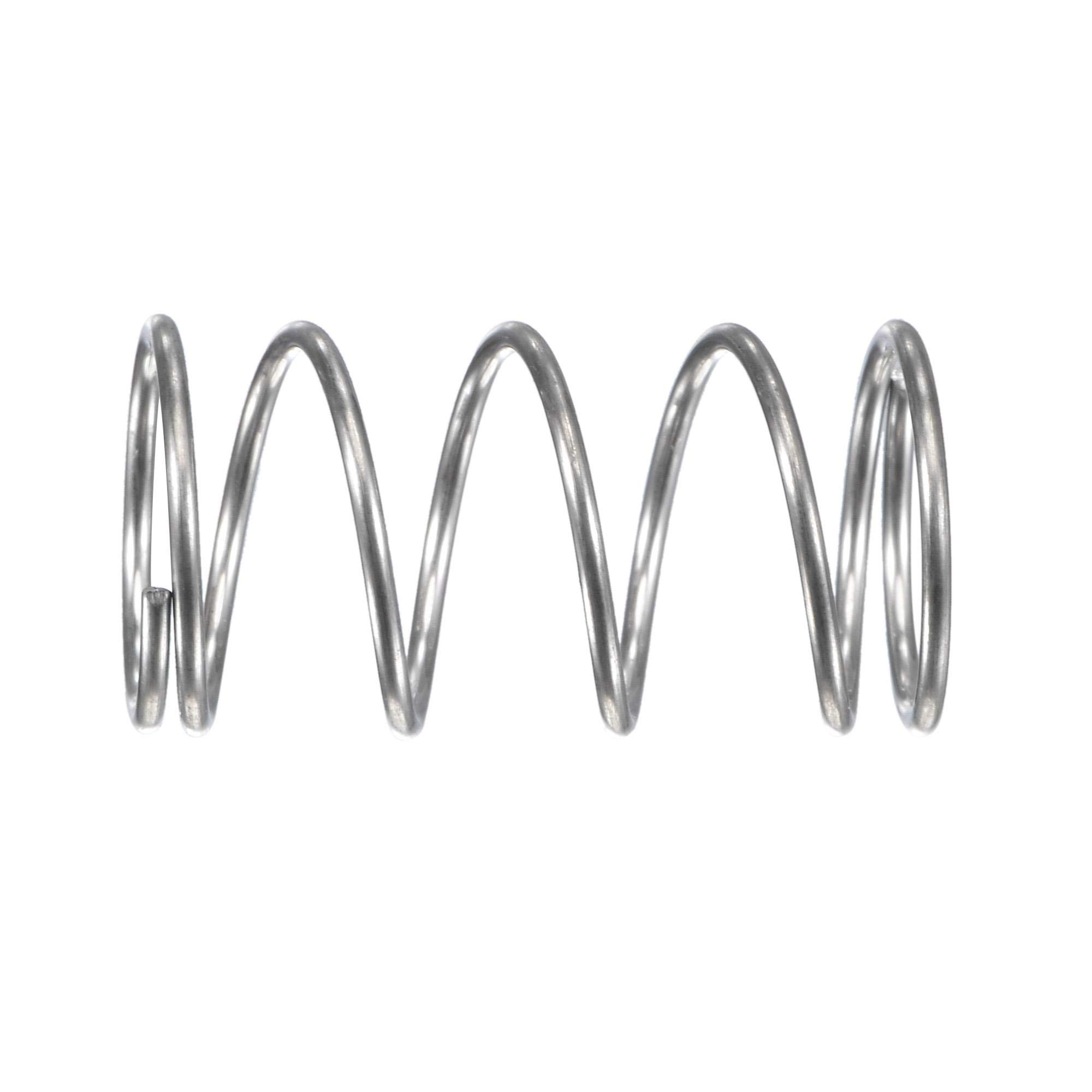 Sourcing Map Compression Spring,304 Stainless Steel,11mm OD