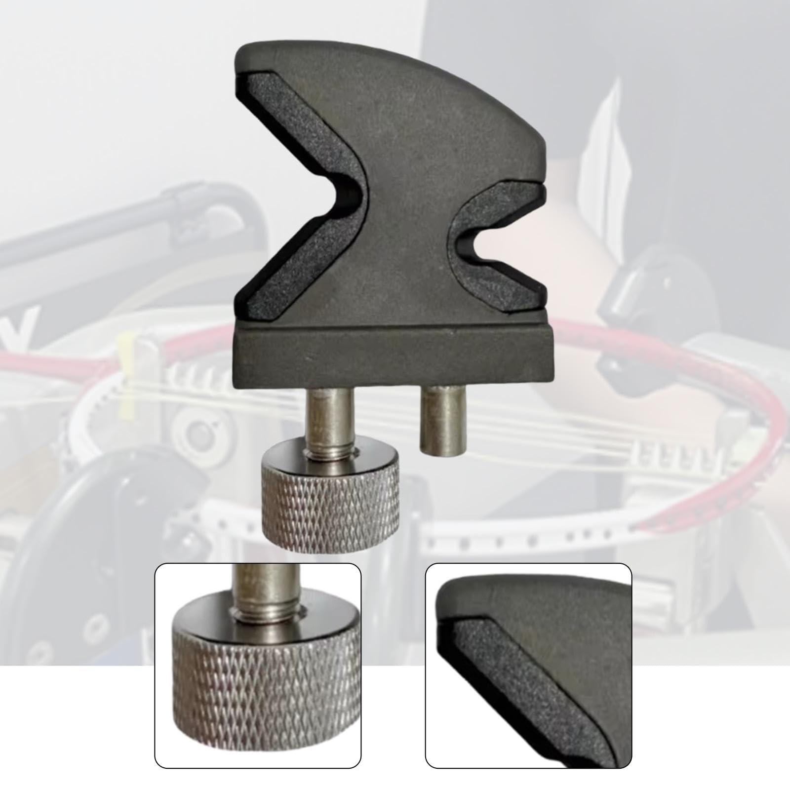 Perfeclan Pince en U en métal, Accessoire de Remplacement pour Machine à Corder Raquettes de Tennis