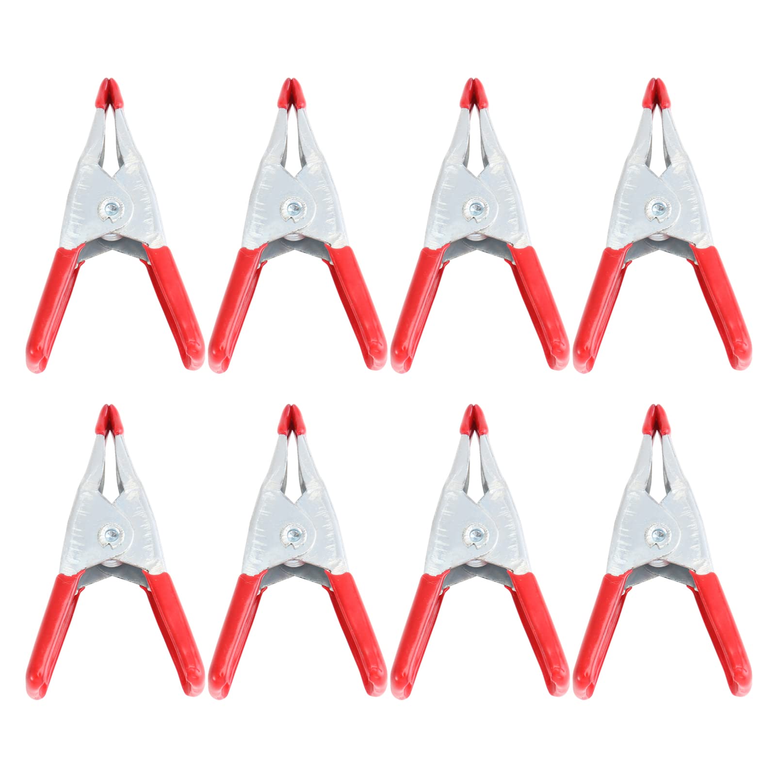 Holibanna 8Pcs Carbon Steel Spring Clamps for Camping Alligator Clips for Tarp Shelter Canopy and Grill Cover Strong Hold Tent Clip for Outdoor Needs