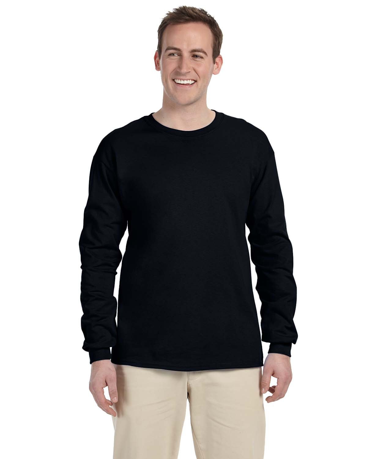 Fruit of the LoomMen's Long Sleeve Cotton T-Shirt