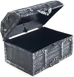 Roexboz Pirate Treasure Chest Kids Toys Pirate Treasure Chest Vintage Pirate Decorative Plastic Box Collection Storage Box Pirate Jewelry Box for Kids Birthday Pirate Party Favors