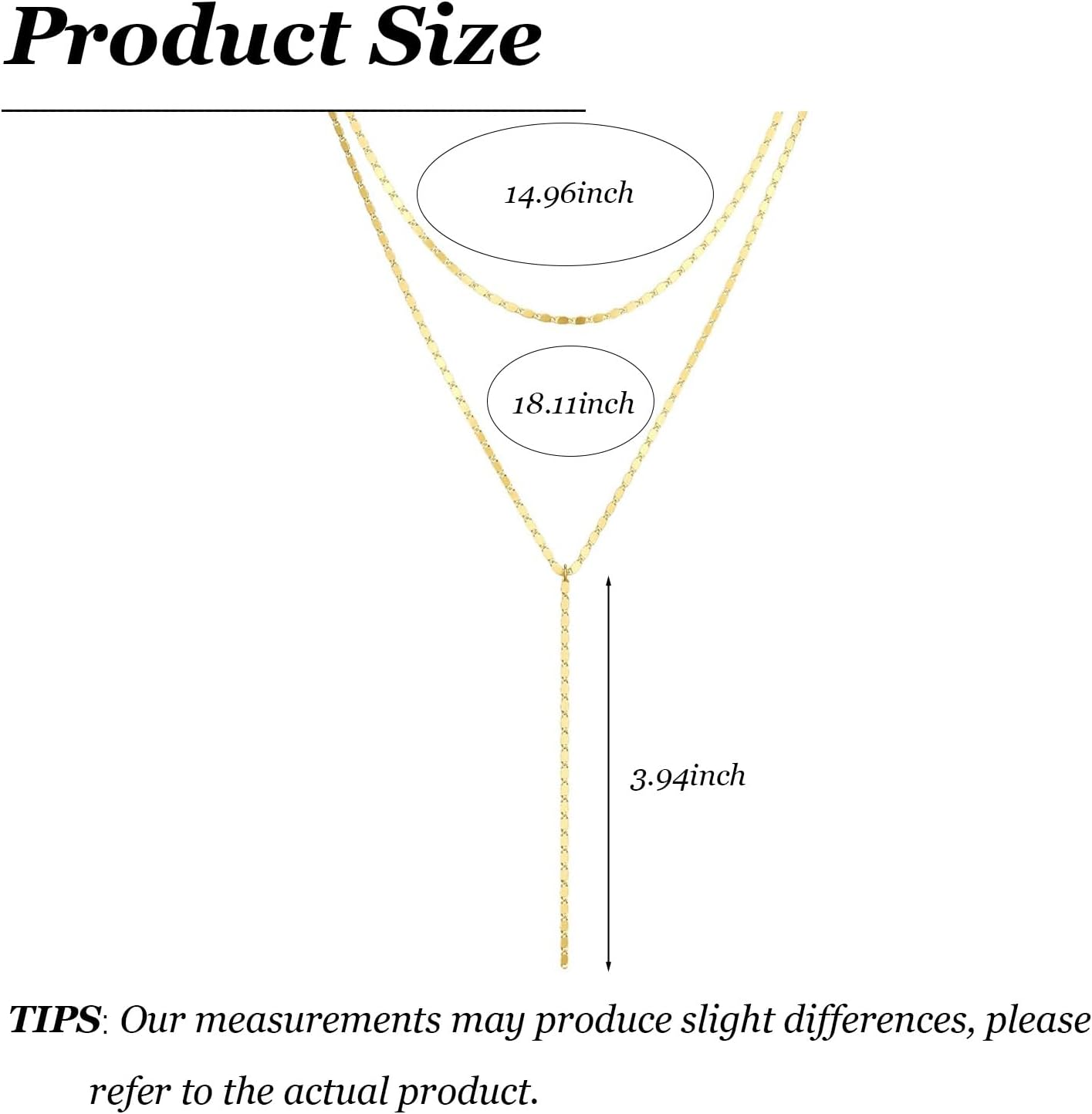 Lariat Necklace for Women Gold Long Necklaces for Women Dainty Drop Necklace Layered Beaded Twist Chain Y Shaped Necklaces - Image 6