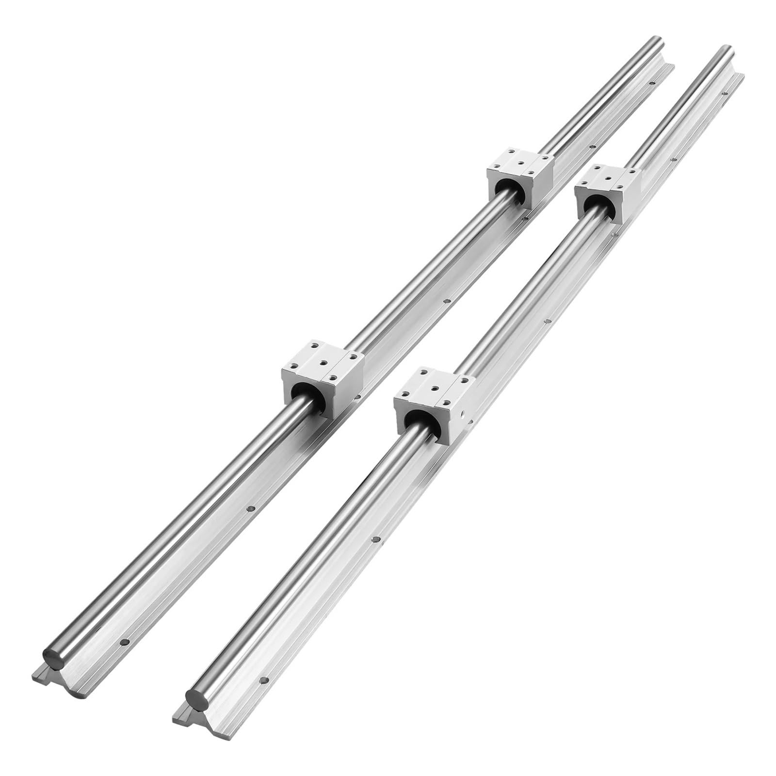 Kit de rails guidage linéaire, 2PCS SBR12/SBR16/SBR20/SBR25