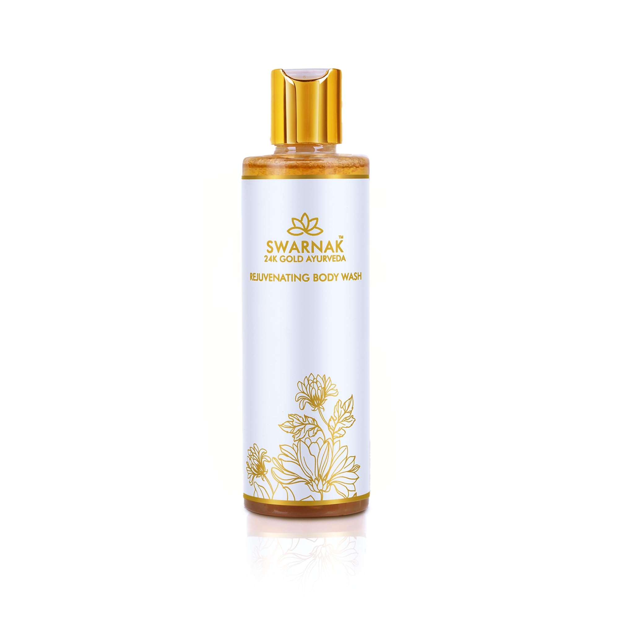 Swarnak 24K Gold Ayurvedic Body Wash for Women | Hydrating Shower Gel with Aloe Vera, Turmeric & Ashwagandha | Gentle Cleansing & Skin Brightening | 100ml