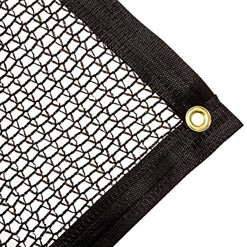 Be Cool Solutions 30% Black Outdoor Sun Shade Canopy: Uv Protection Shade Cloth| Lightweight, Easy Setup Mesh Canopy Cover With Grommets| Sturdy, Durable Shade Fabric For Garden, Patio & Porch 6'X12' #TOP2