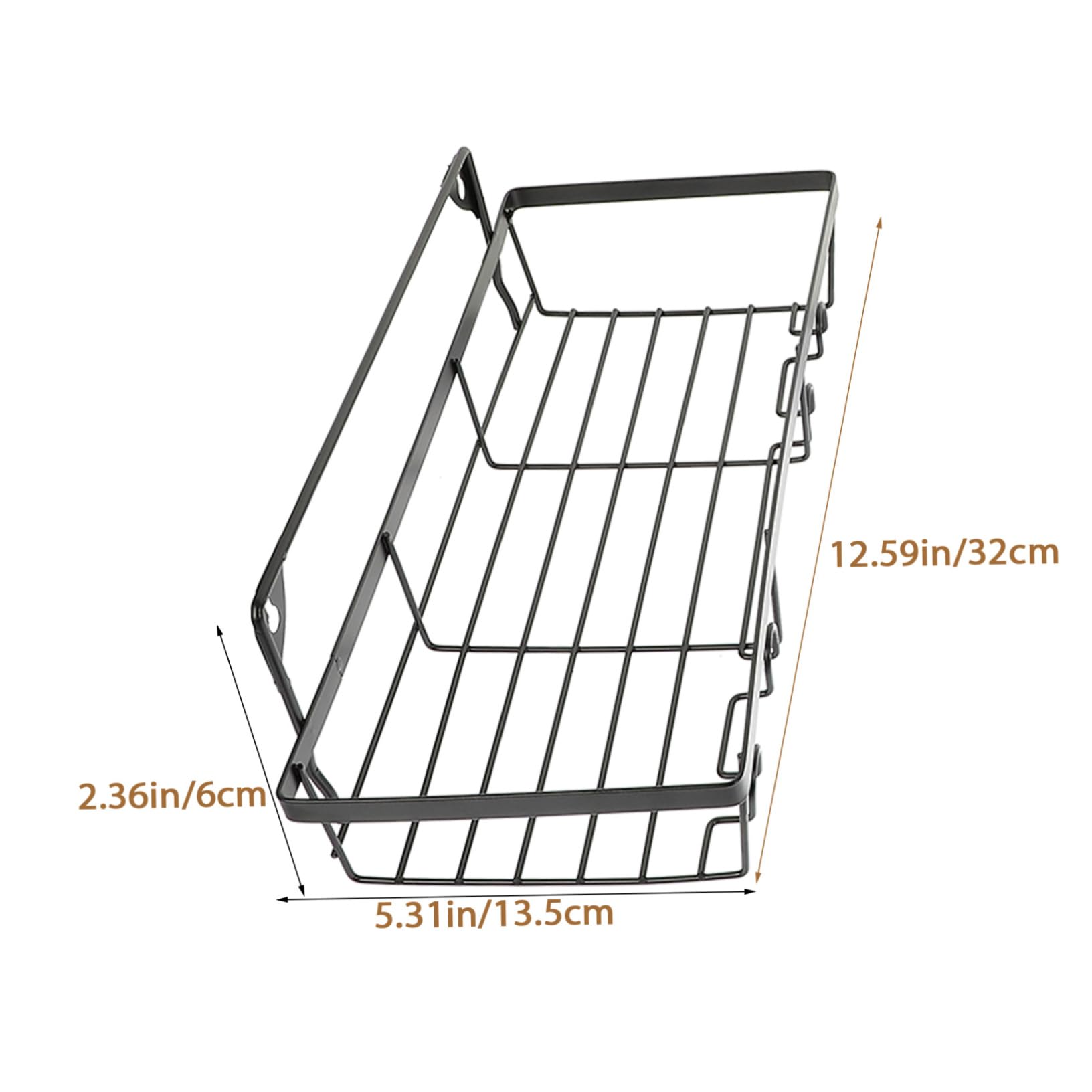 Gatuida 3 pezzi Portasapone Doccia Nero Foratura Organizer per Shampoo e Accessori Mensole Resistenti e Facili da per Uso